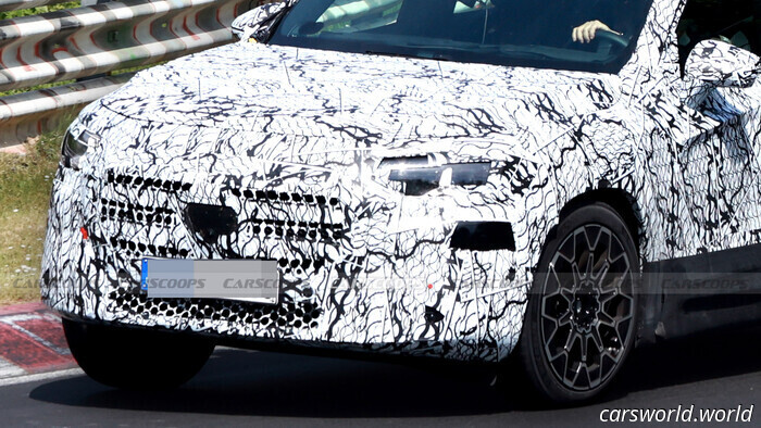 New Mercedes GLB Caught Testing Featuring a Unique Tail Light Design | Carscoops